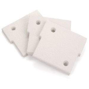 Bulk mini filter pads