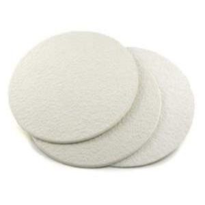 Filter pads round