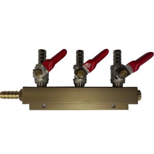 3 outlet gas manifold