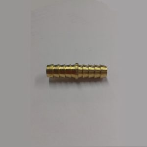 Barbed hose connector brass