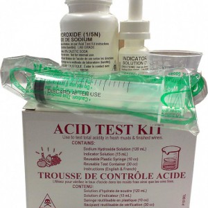 Acid kit test