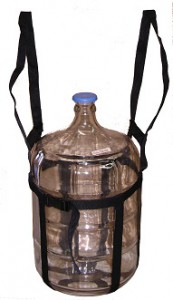 Carboy carrier straps